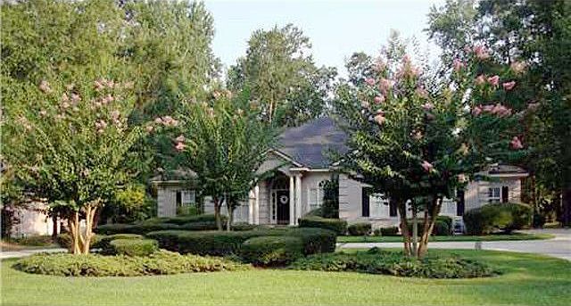 Exterior with large lot