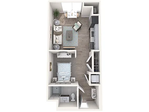 Floor plan Watermark B1-L1