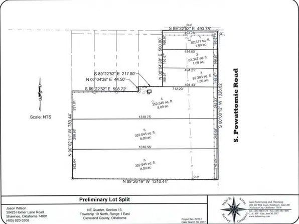 S Pottawatomie Rd, McLoud, OK 74851