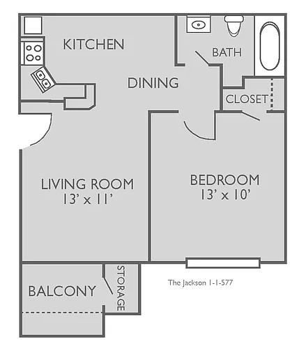 Floor plan Jackson