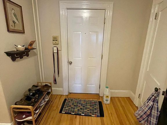 Entry with large coat closet