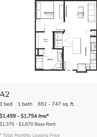A2.1-90 floor plan Prospect