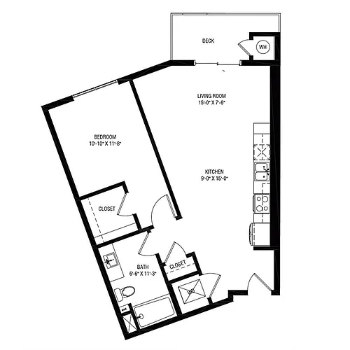 Floor plan Emory A3