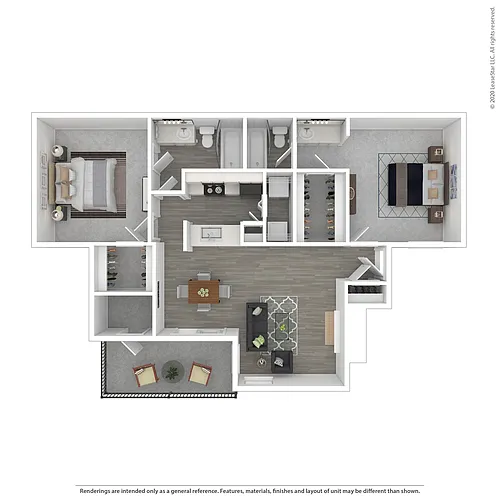 Floor plan B2 Upgrade