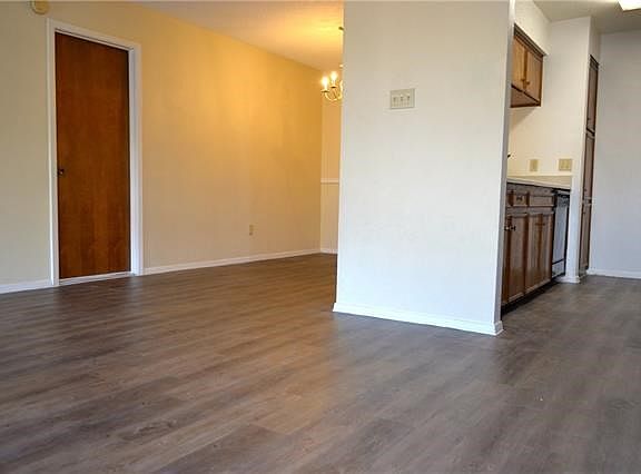 Wood look flooring in main living areas just added