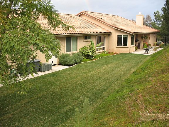 Backyard from Garage side