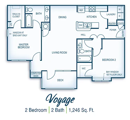 Floor plan 2x2L