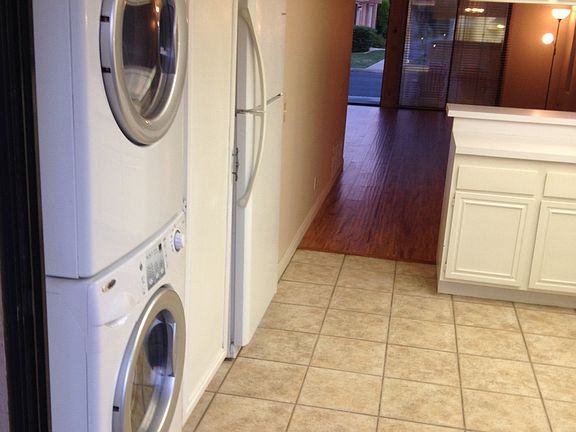 Washer/Dryer in the kitchen