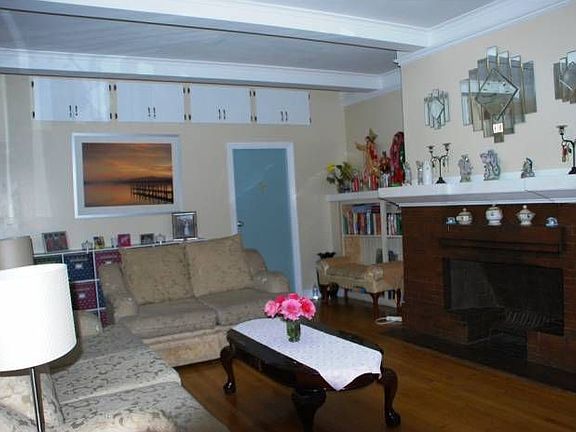 fireplace in living room