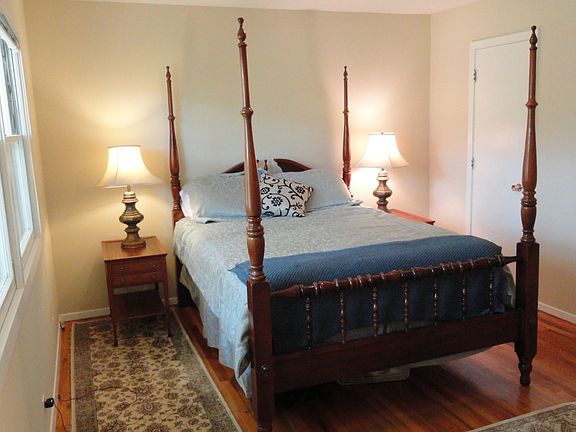 Master bedroom with walk-in closet