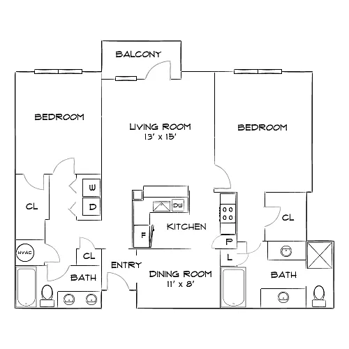 Floor plan Design 2F20 Premier 3