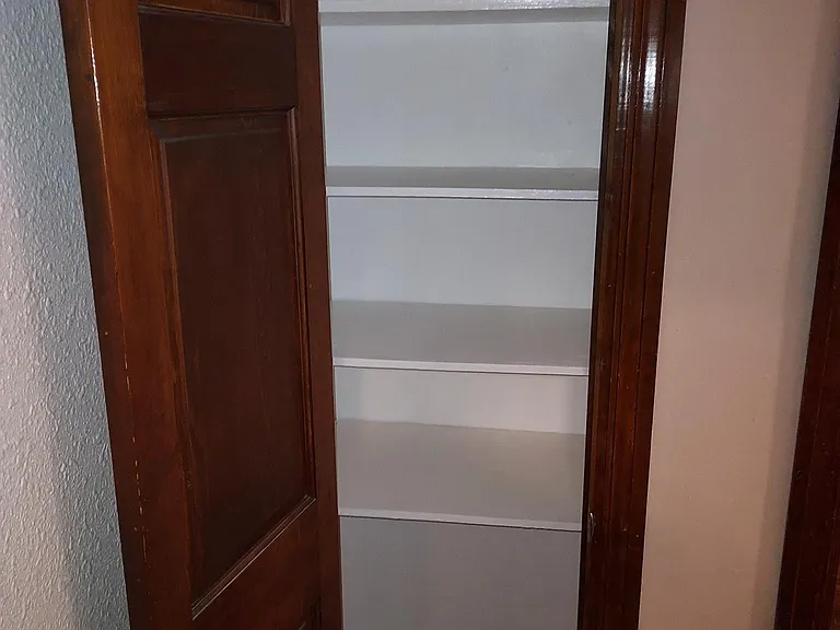 linen/shoe closet
