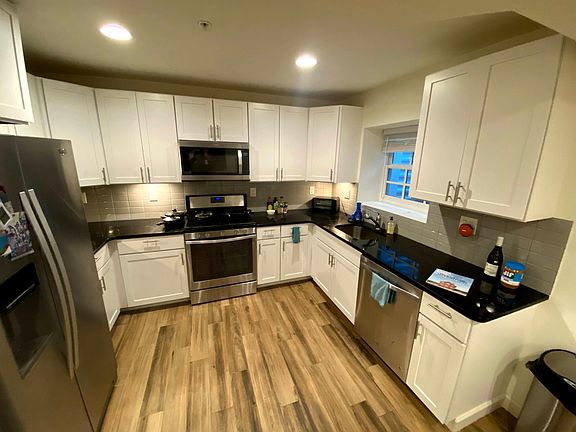 Stainless steel appliances, including gas range