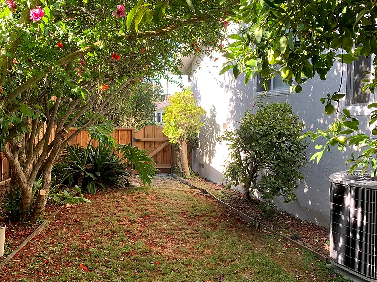 Side yard with additional outdoor space