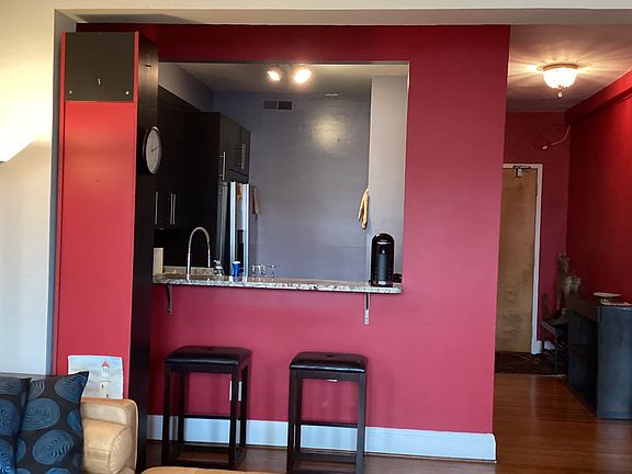 Looking into kitchen