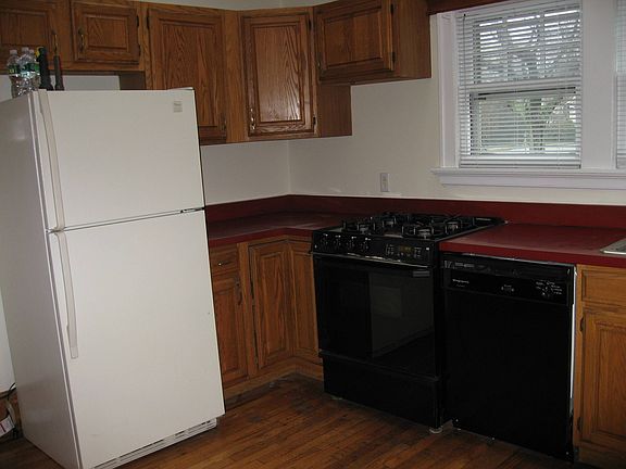 Kitchen with skylights