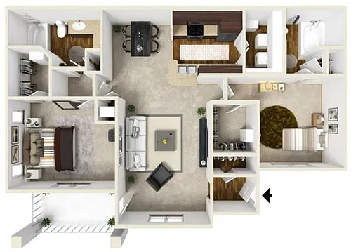 Floor plan The Brunswick