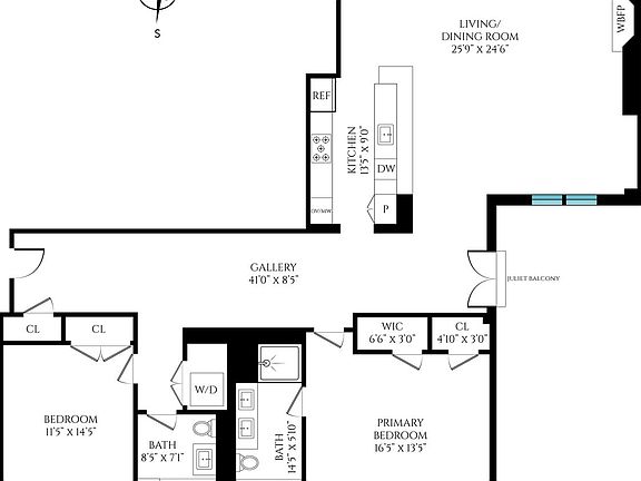 2nd image of 124 Hudson St APT 6D