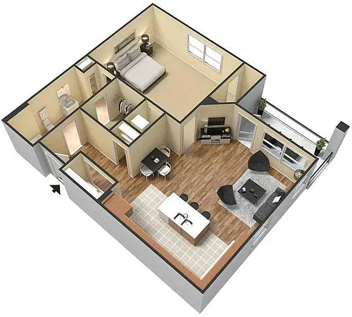 Floor plan Demure
