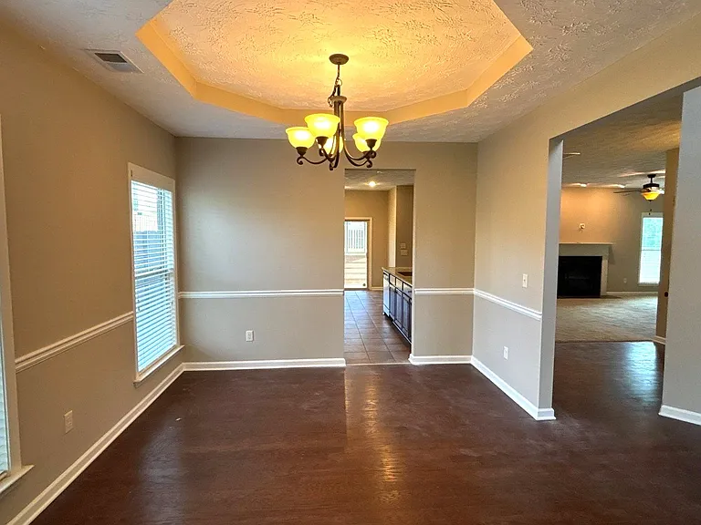 Separate Dining Room with hardwood floor