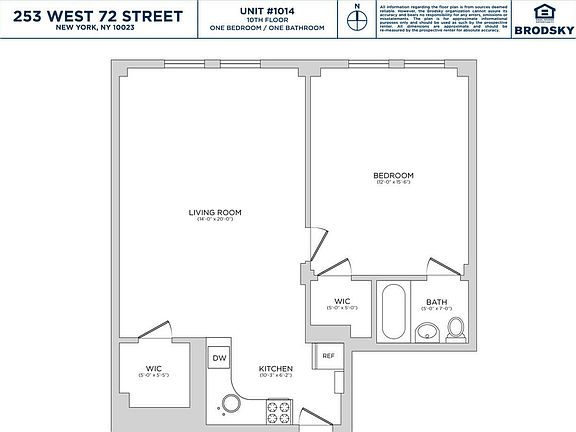2nd image of 253 W 72nd St APT 1014