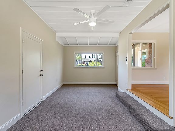 Bonus room between the garage and the dining room.