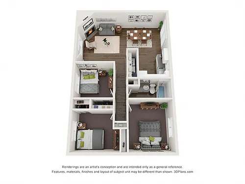 Floor plan South End Renovated