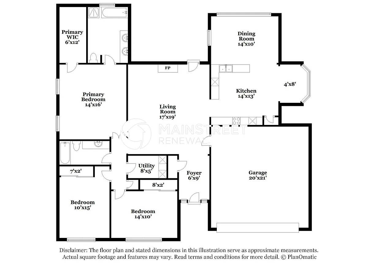 Floor Plan - 7895 Sedgebrook Dr E