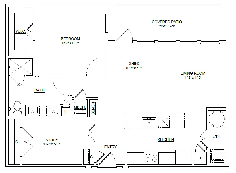 Floor plan A12