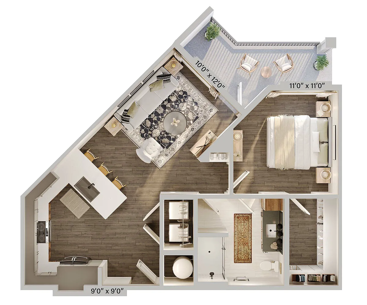 Floor plan A3-HC