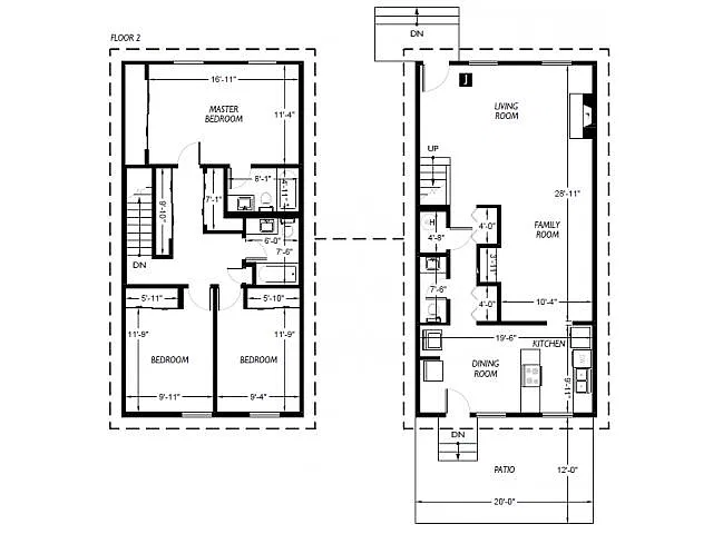 Floor plan 3 Bed