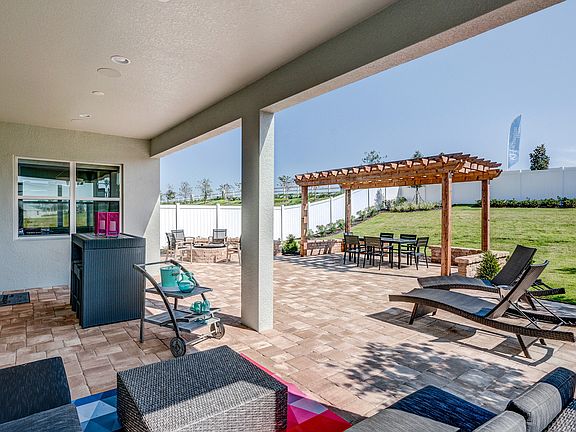 Relaxing covered lanai