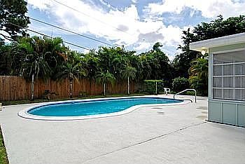 backyard and pool