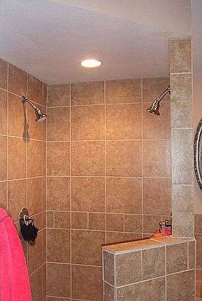 Newly updated/added mater suit with walk in dual shower