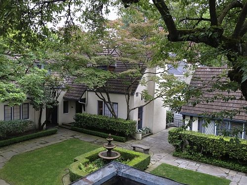Birdseye view of Courtyard