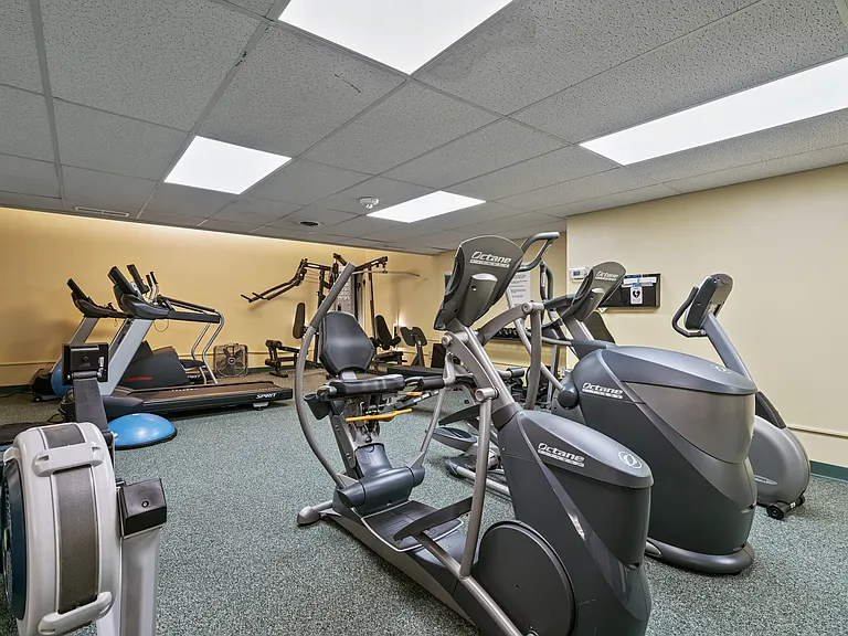 Exercise room for the use of all the residents