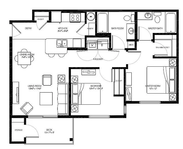 Floor plan 2B2B