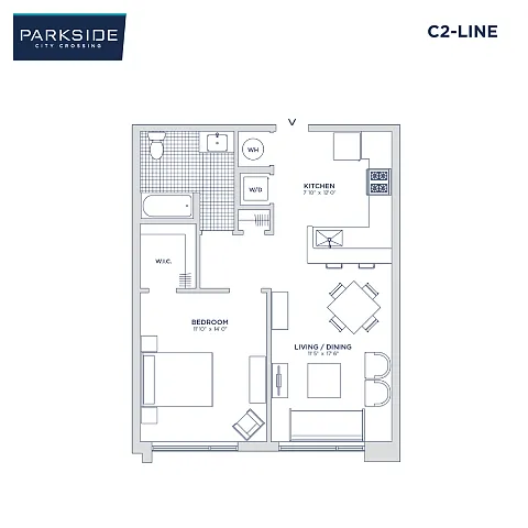 Floor plan Parkside at City Crossing - C2