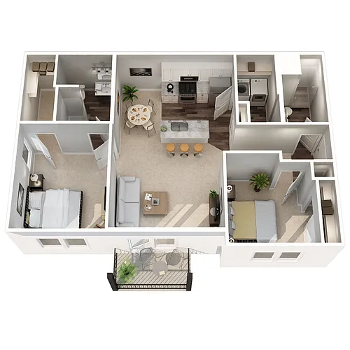 Floor plan 2x2 Phase 1
