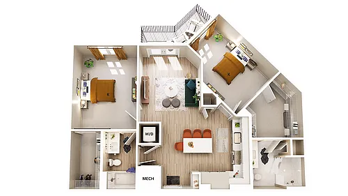 Floor plan B3