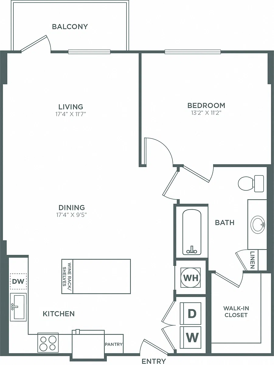 Floor plan The Kraddick Tower