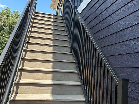 Stairs to entry.