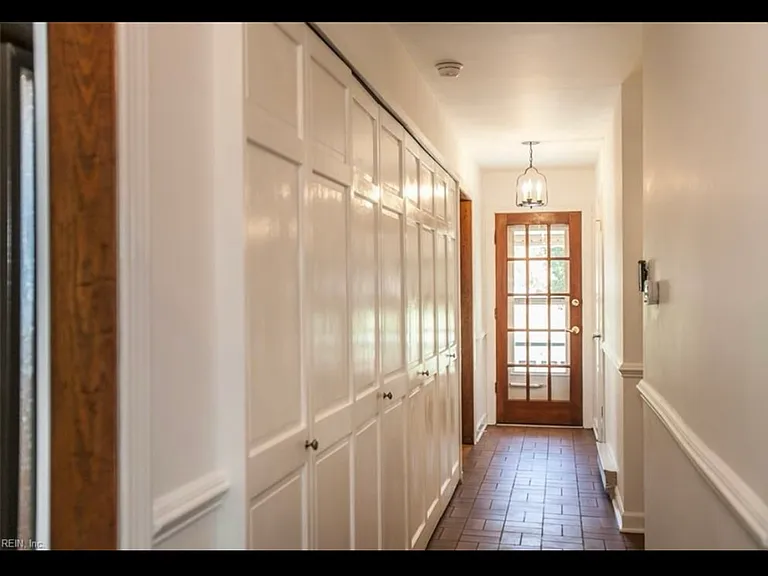 Front entrance to back door