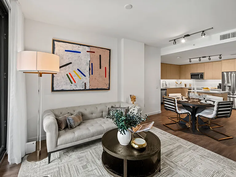 Model Living and Dining Area