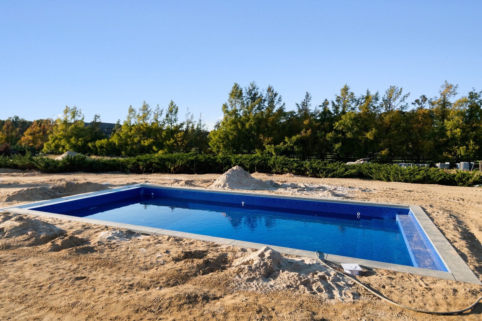  18X36 heated saltwater pool with automatic pool cover