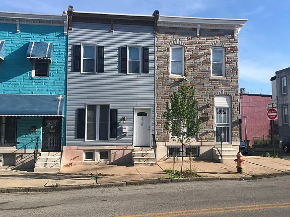 The exterior side of the building