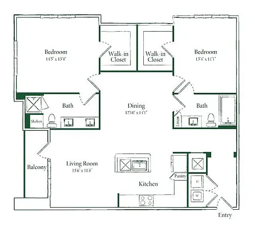 Floor plan B1