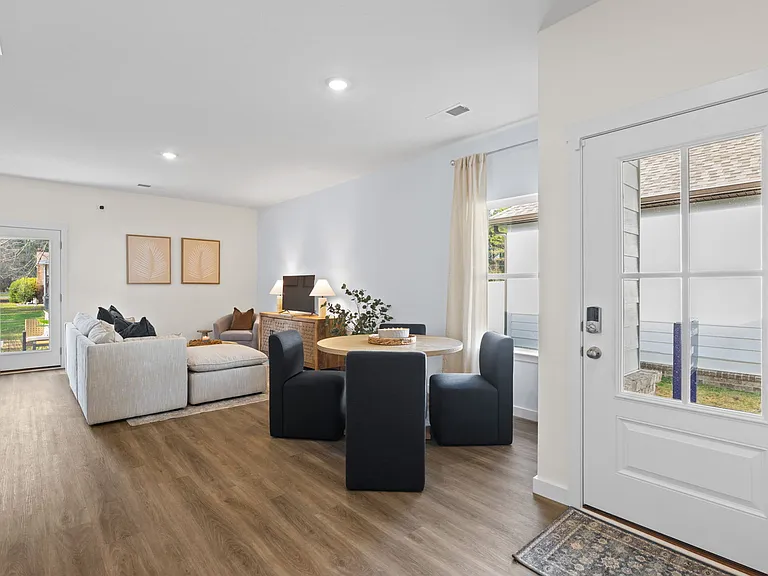 large living are leading out to patio