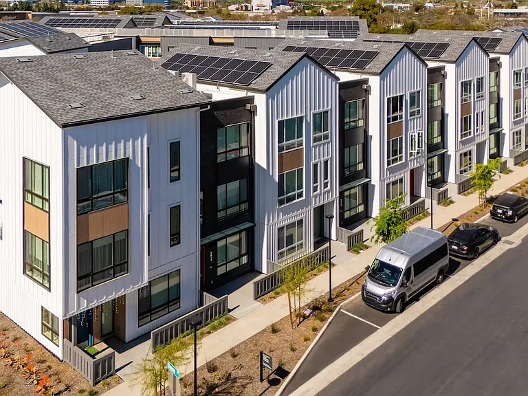Sustainable living with solar panels