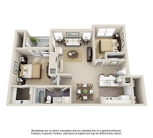 Floor plan Scarlet Signature